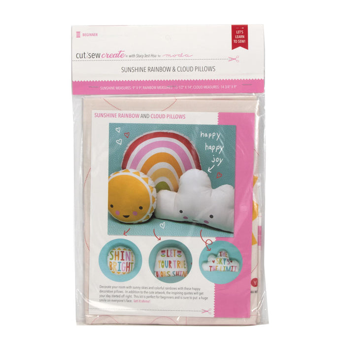 Sunshine Rainbow & Cloud Pillows