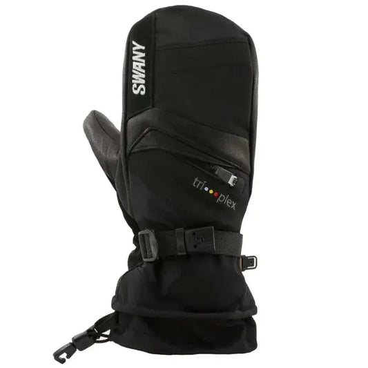 SWANY L / BLACK Swany Xchange Mitt Black Mens