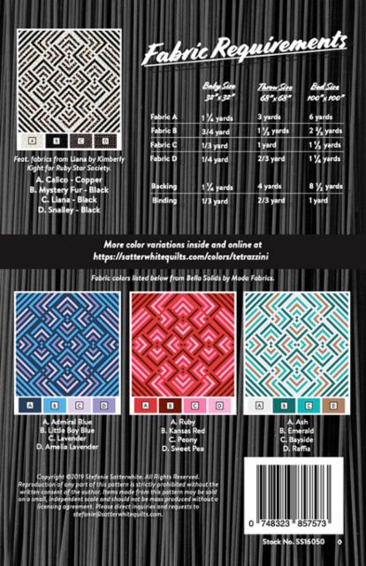 Tetrazzini Quilt Pattern