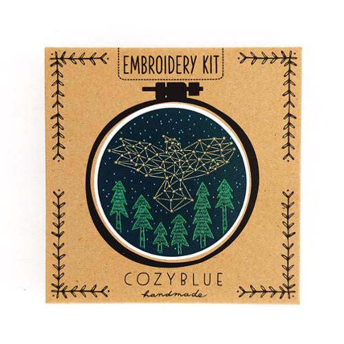 The Crow Embroidery Kit