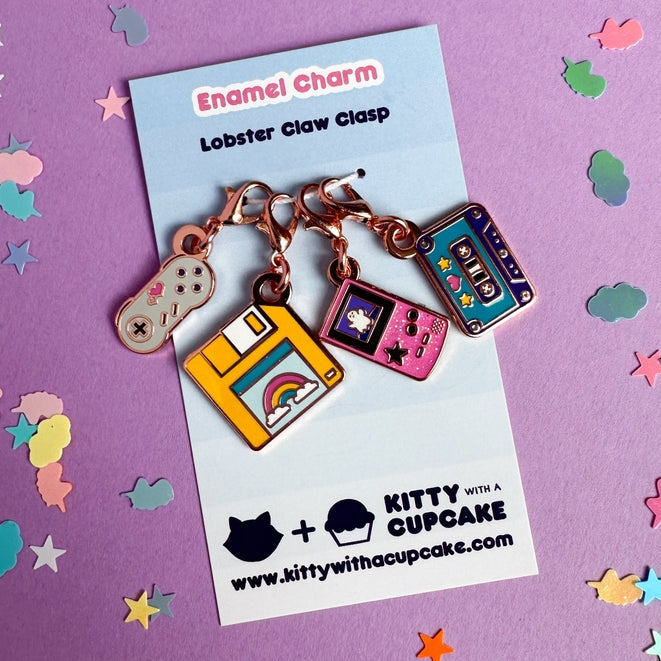 Totally 90's Stitch Marker Charm Set