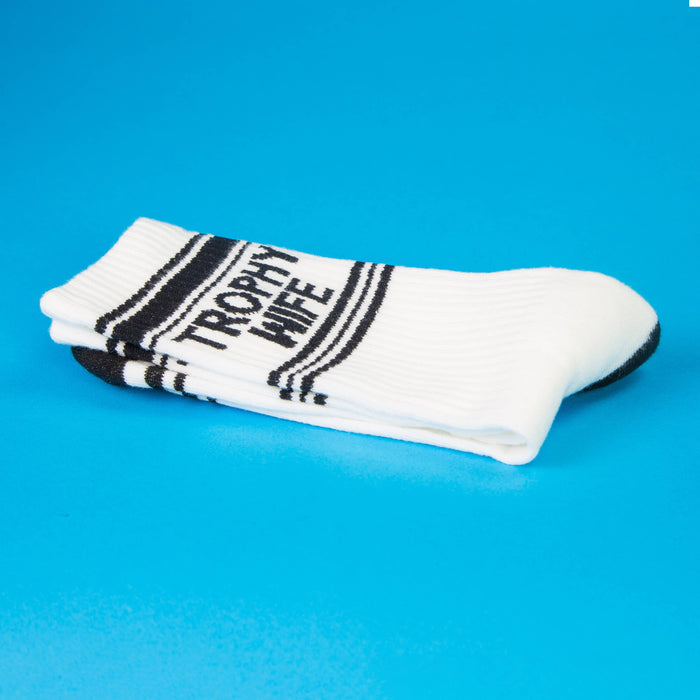 Trophy Wife Gym Crew Socks