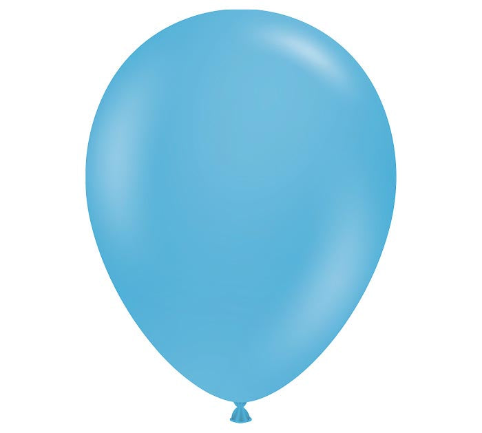 Tuftex Pearl Georgia Blue Latex Balloons