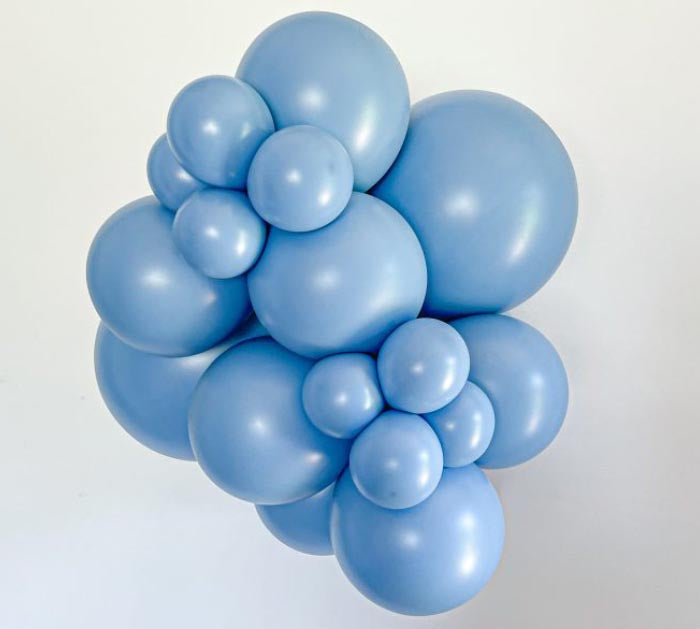 Tuftex Pearl Georgia Blue Latex Balloons