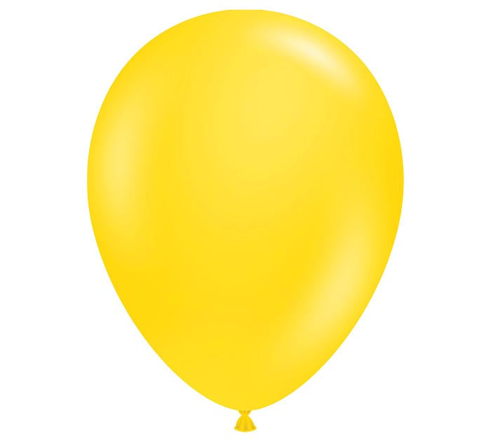 Tuftex Yellow Latex Balloons