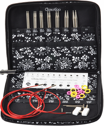 Twist Interchangeable Stainless Steel Knitting Needles - 5" Small Half Set