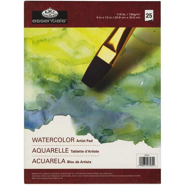 Watercolor Artist Paper Pad 9" x 12"