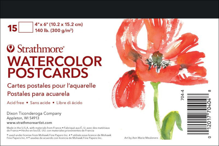 Watercolor Postcard Paper Pad 4"X6"
