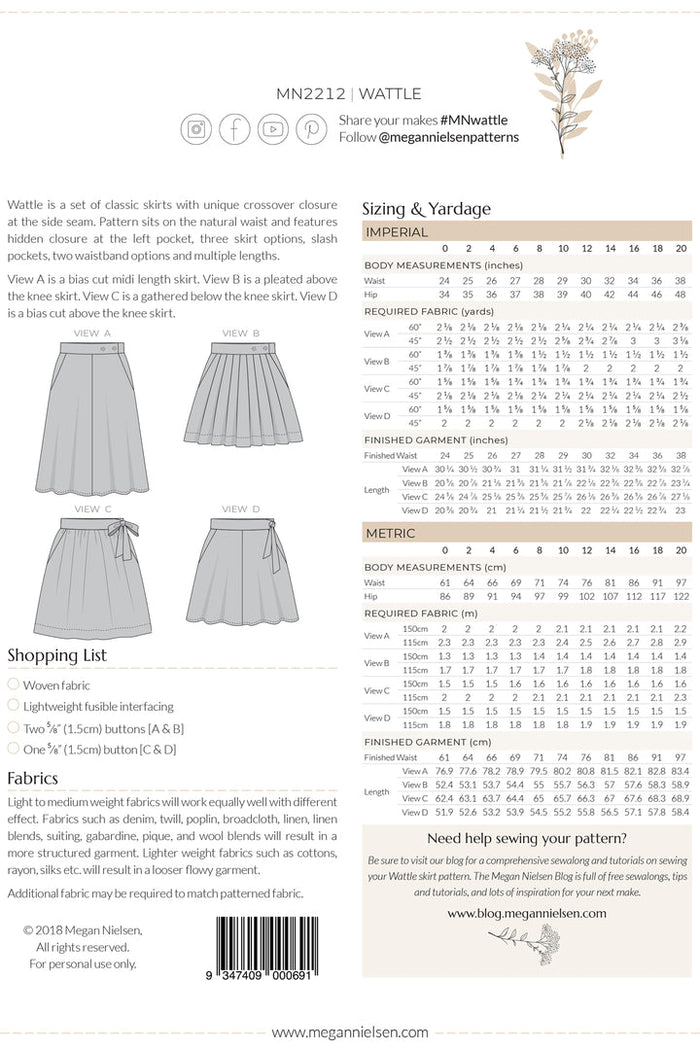 Wattle Skirt