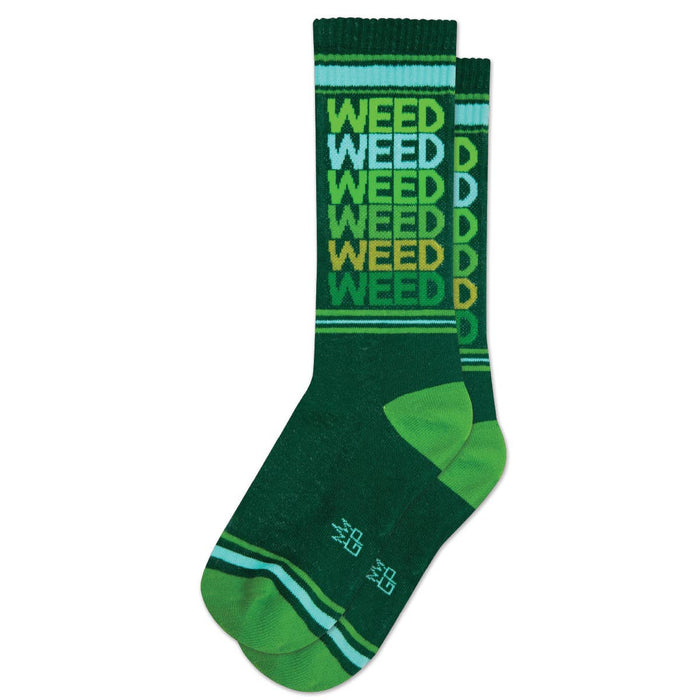 Weed Gym Crew Socks