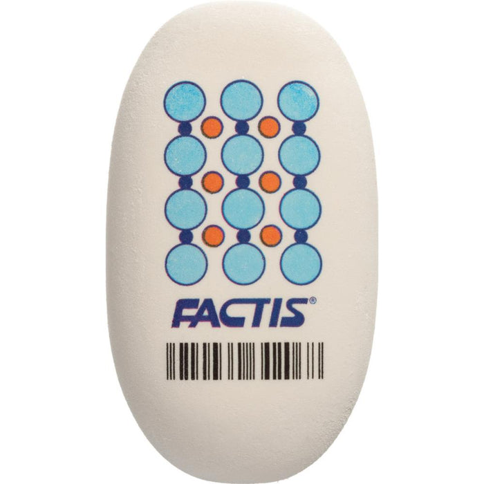 White Jumbo Oval Eraser