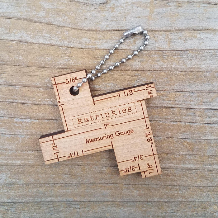 Wooden Sewing Measuring Gauge
