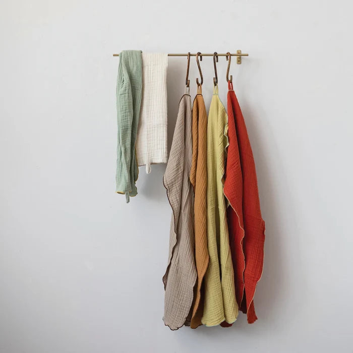 Woven Cotton Double Cloth Tea Towel