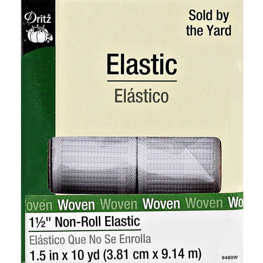 Woven Non-Roll Elastic 1.5" 9480W