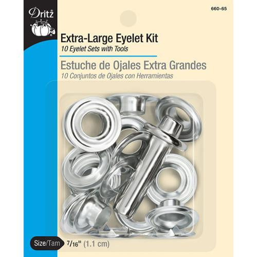 XL Eyelet Kit 7/16" 10 ct