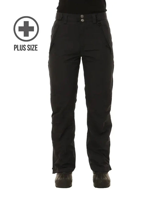 XTM 20 / BLACK XTM Smooch Plus Size Ladies Ski Pant Sizes 20 - 28