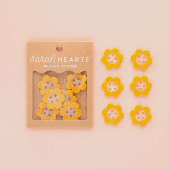 Yellow Daisy Buttons