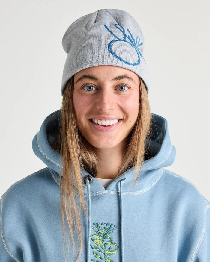 SX SNOW Storm Gray Yuki Threads Hot Lap Beanie