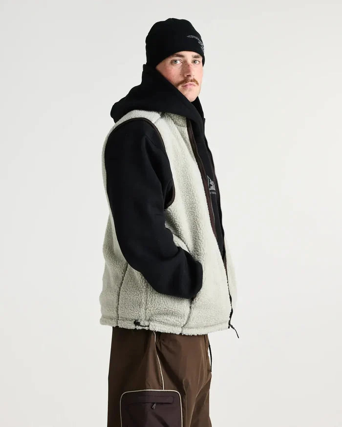 SX SNOW L / CHOCOLATE Yuki Threads Mobbin Vest