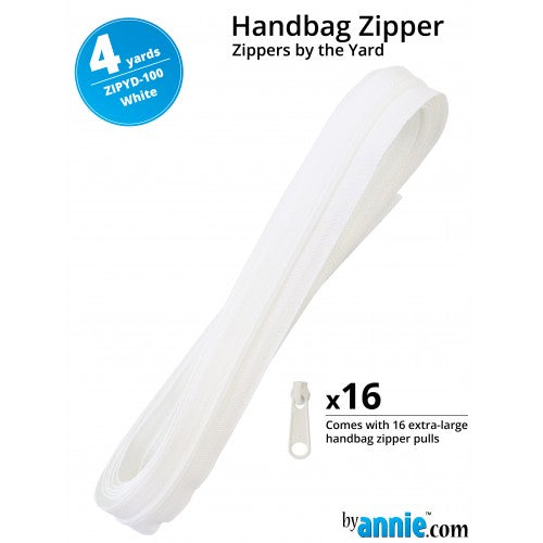 Zipper Tape- 4 Yards with Pulls
