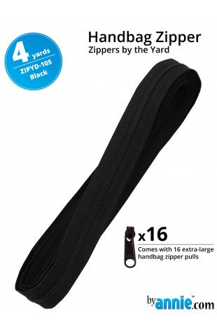 Zipper Tape- 4 Yards with Pulls