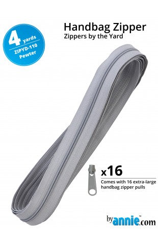 Zipper Tape- 4 Yards with Pulls