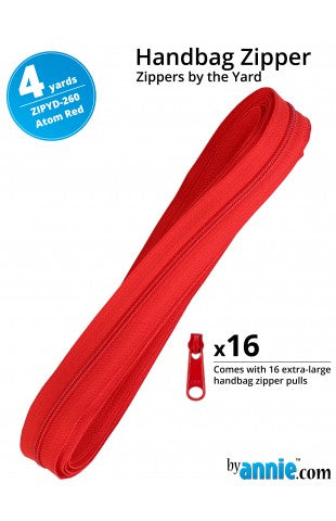 Zipper Tape- 4 Yards with Pulls